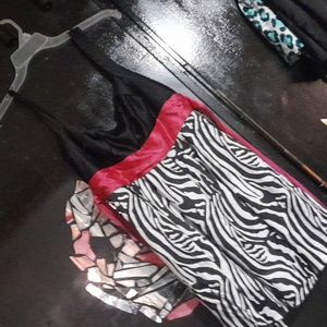 Zebra print dress
